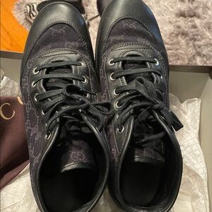 Gucci Black High-Top Sneakers